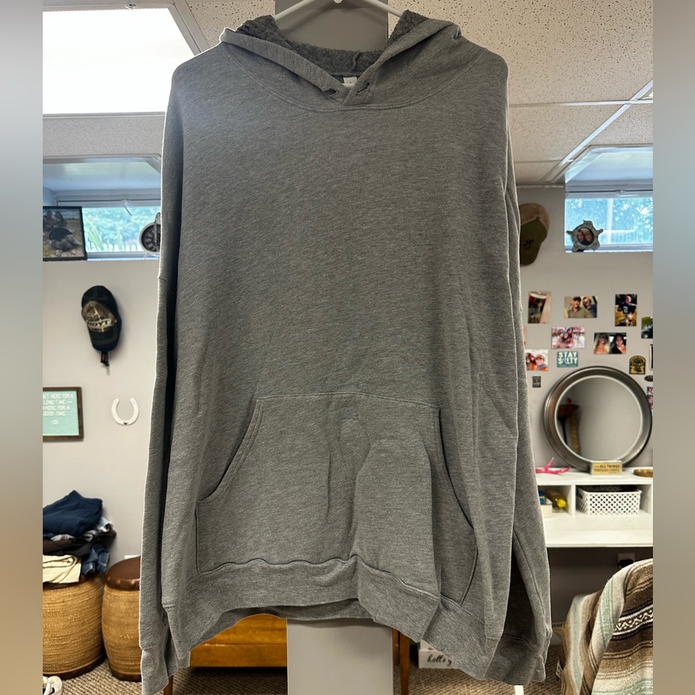 Gray hoodie
